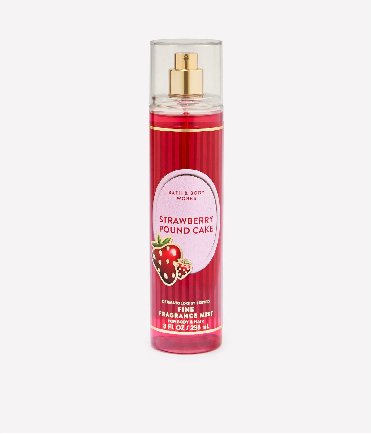 Bath & Body Works Fine Fragrance Mist Strawberry Pound Cake 8 FL OZ