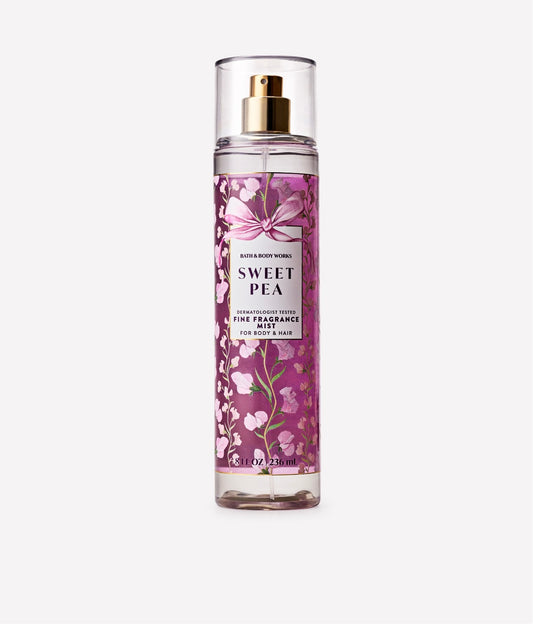 Bath & Body Works Fine Fragrance Mist Sweet Pea 8 FL OZ