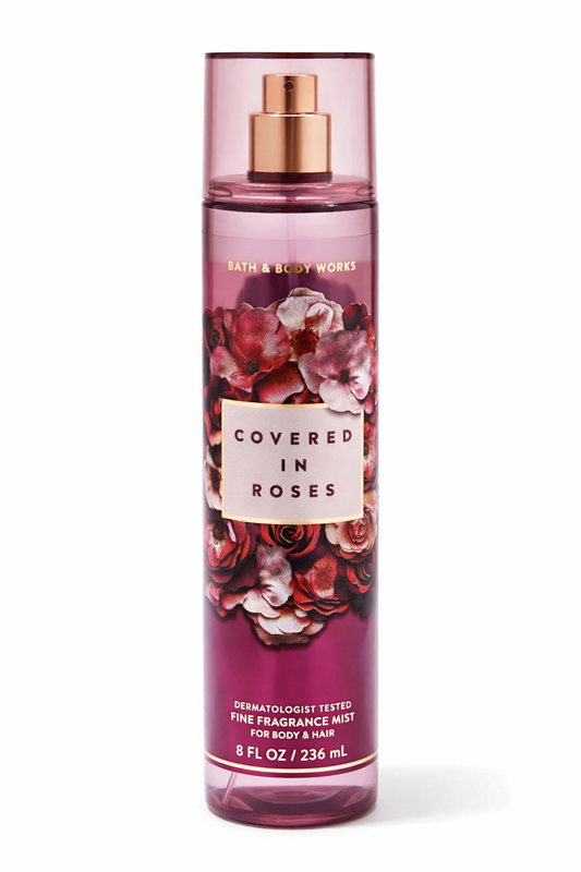 Bath & Body Works Fine Fragrance Mist Covered In Roses 8 FL OZ