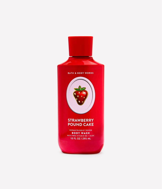 Bath & Body Works Strawberry Pound Cake Body Wash 10 FL OZ
