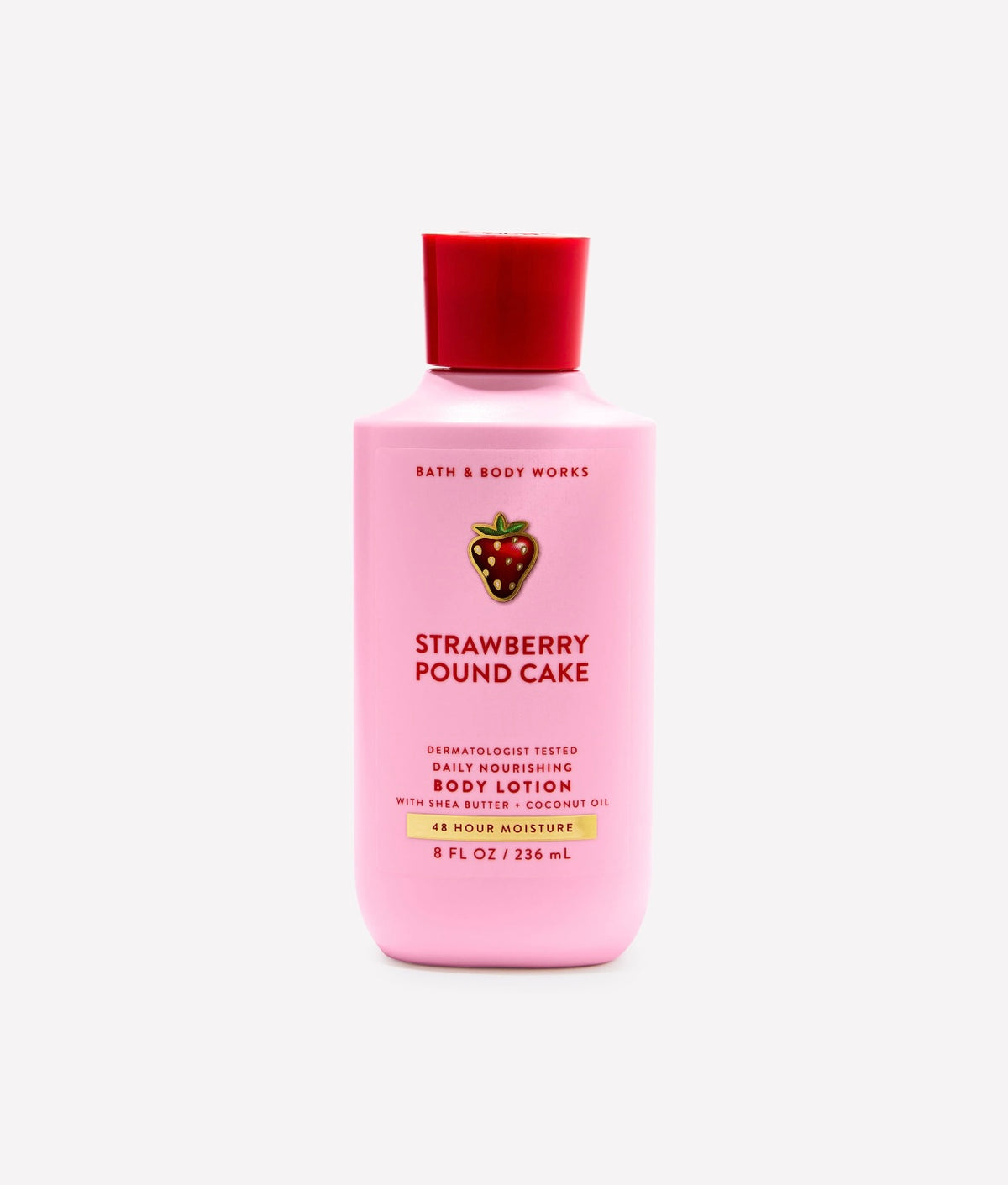 Bath & Body Works Daily Nourishing Body Lotion Strawberry Pound Cake 8 FL OZ
