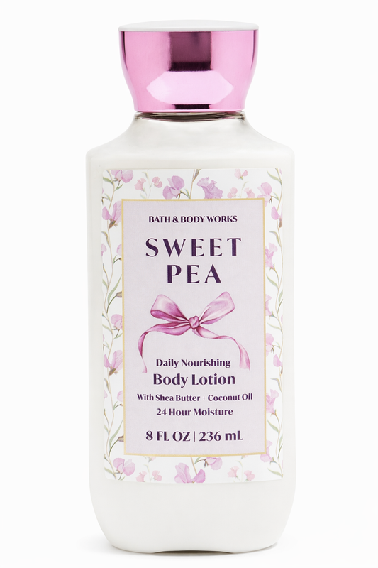Bath & Body Works Daily Nourishing Body Lotion Sweet Pea 8 FL OZ