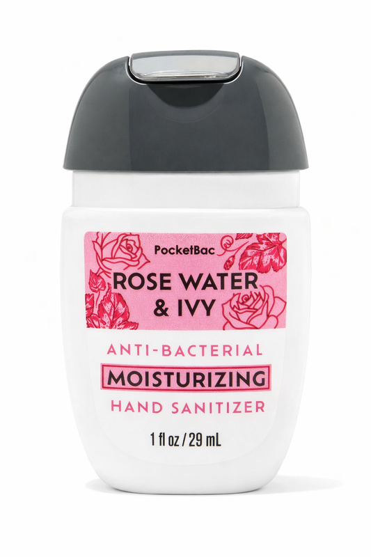 Bath & Body Works Pocketbac Anti-Bacterial Moisturizing Hand Sanitizer Rose Water & Ivy